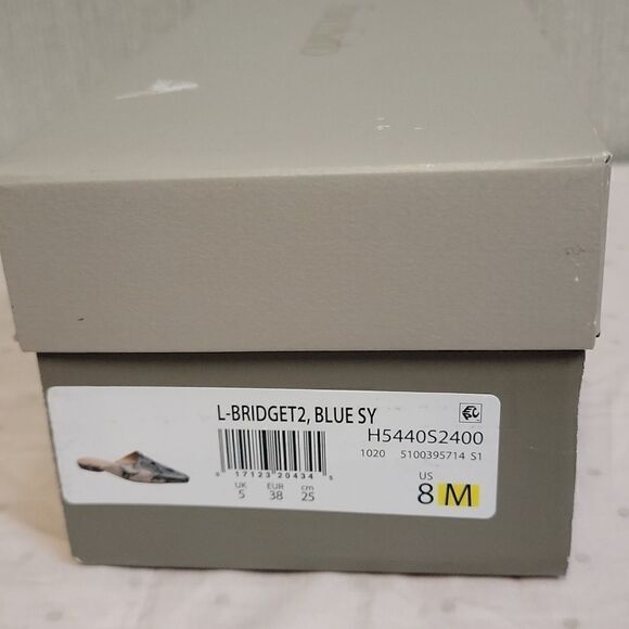 🔥Franco Sarto🔥 Bridget 2 Mules Multi Snake Blue Size 8 - Picture 10 of 10